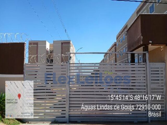 Apartamento - parque da barragem setor 03 - aguas lindas de goias/go