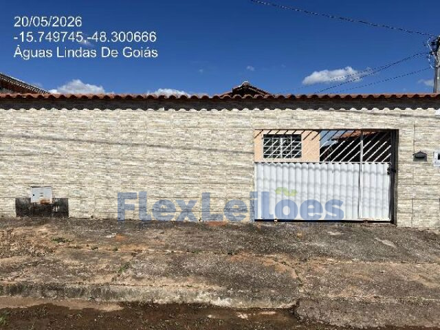 Casa - residencial jardim paraiso - aguas lindas de goias/go