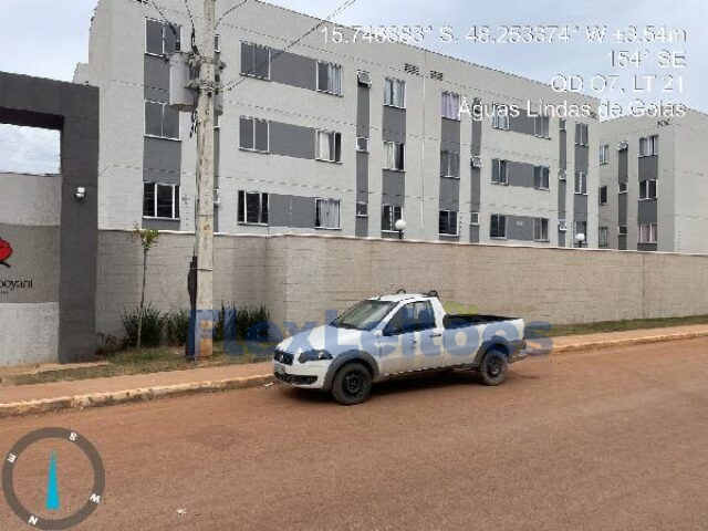 Apartamento - chacaras coimbra - aguas lindas de goias/go