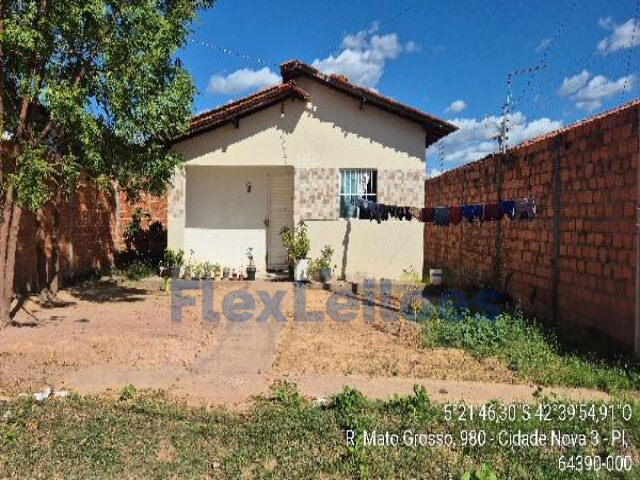 Casa - cidade nova - demerval lobao/pi